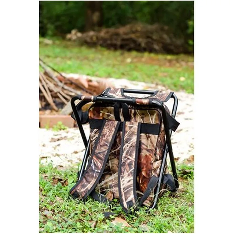 Camp Stool Backpack Cooler -Ca
